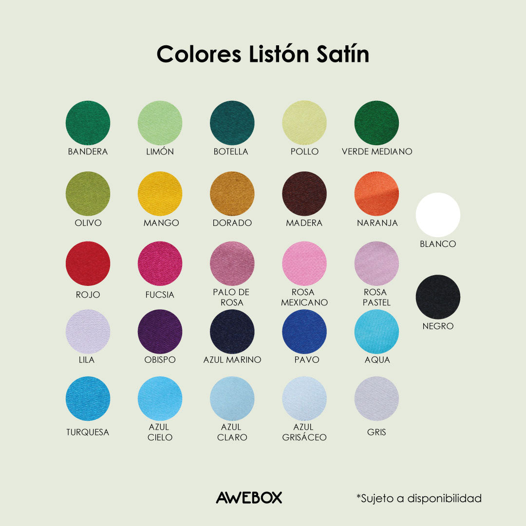 Rollo Liston Satín